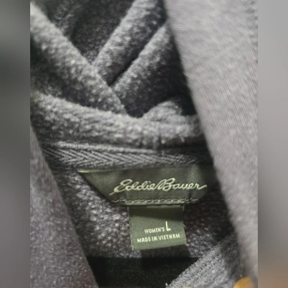 Eddie Bauer Women's Lavender Hoodie - Picture 6 of 9